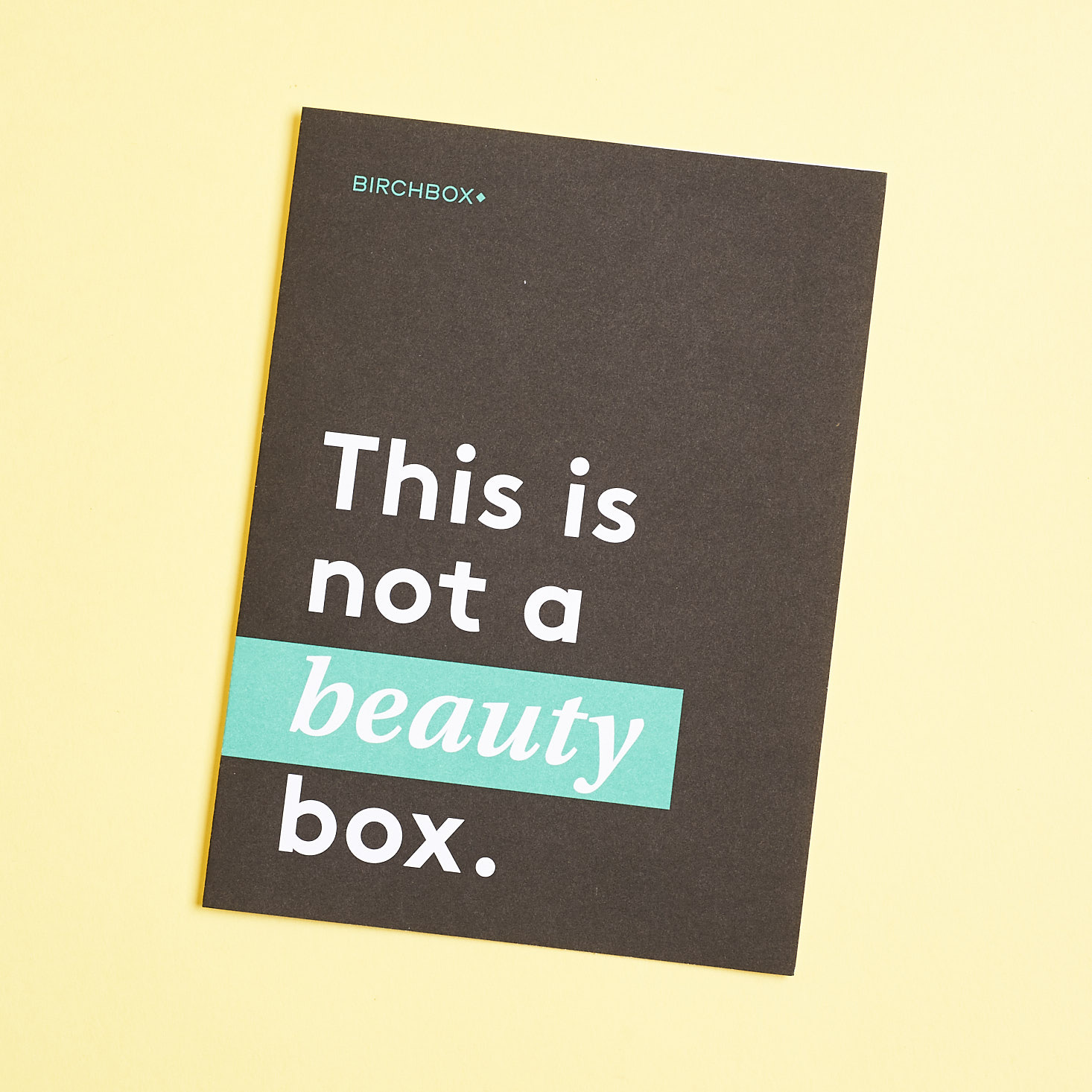 Birchbox Curated 2 June 2019 beauty subscription box review insert