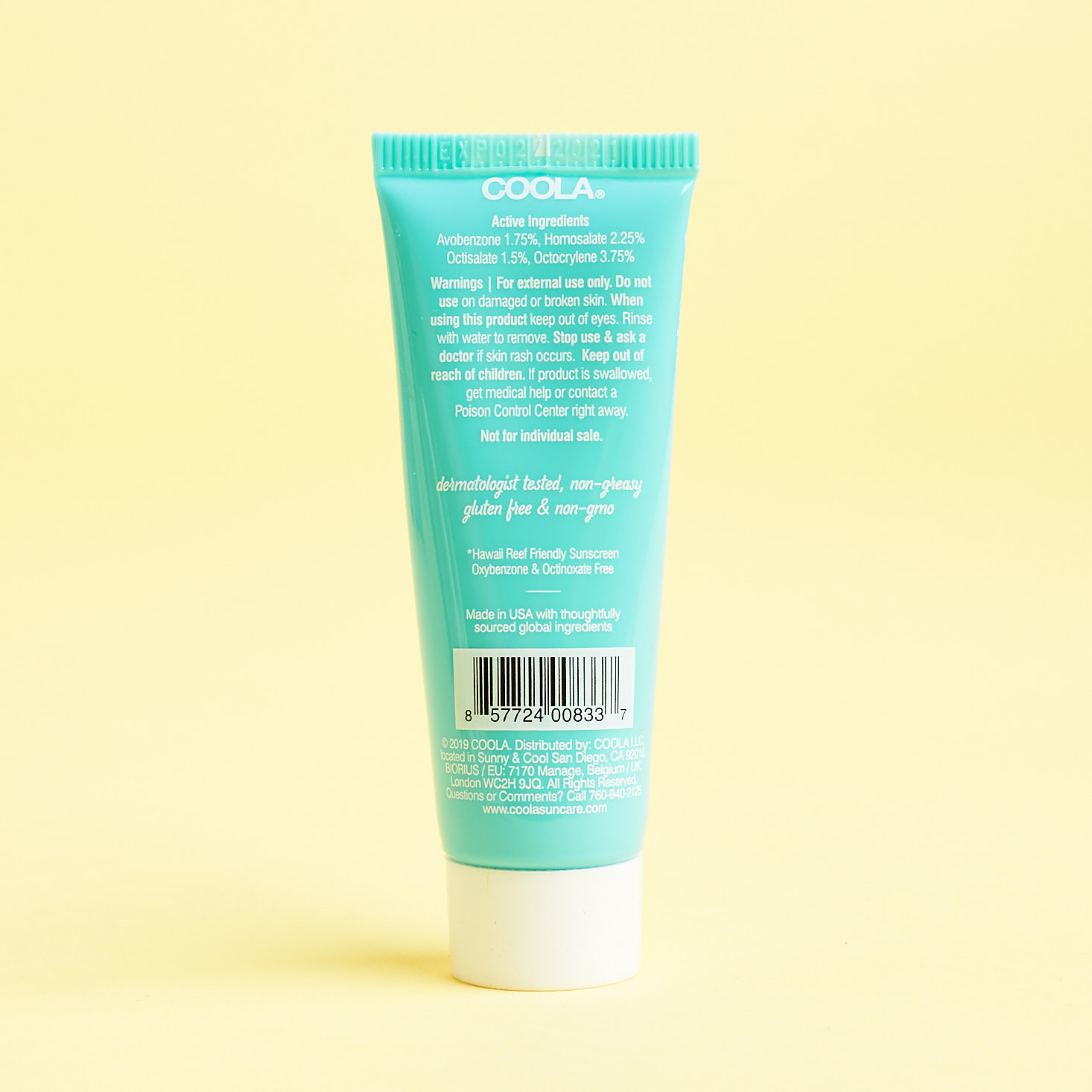 Birchbox Curated 2 June 2019 beauty subscription box review coola back info