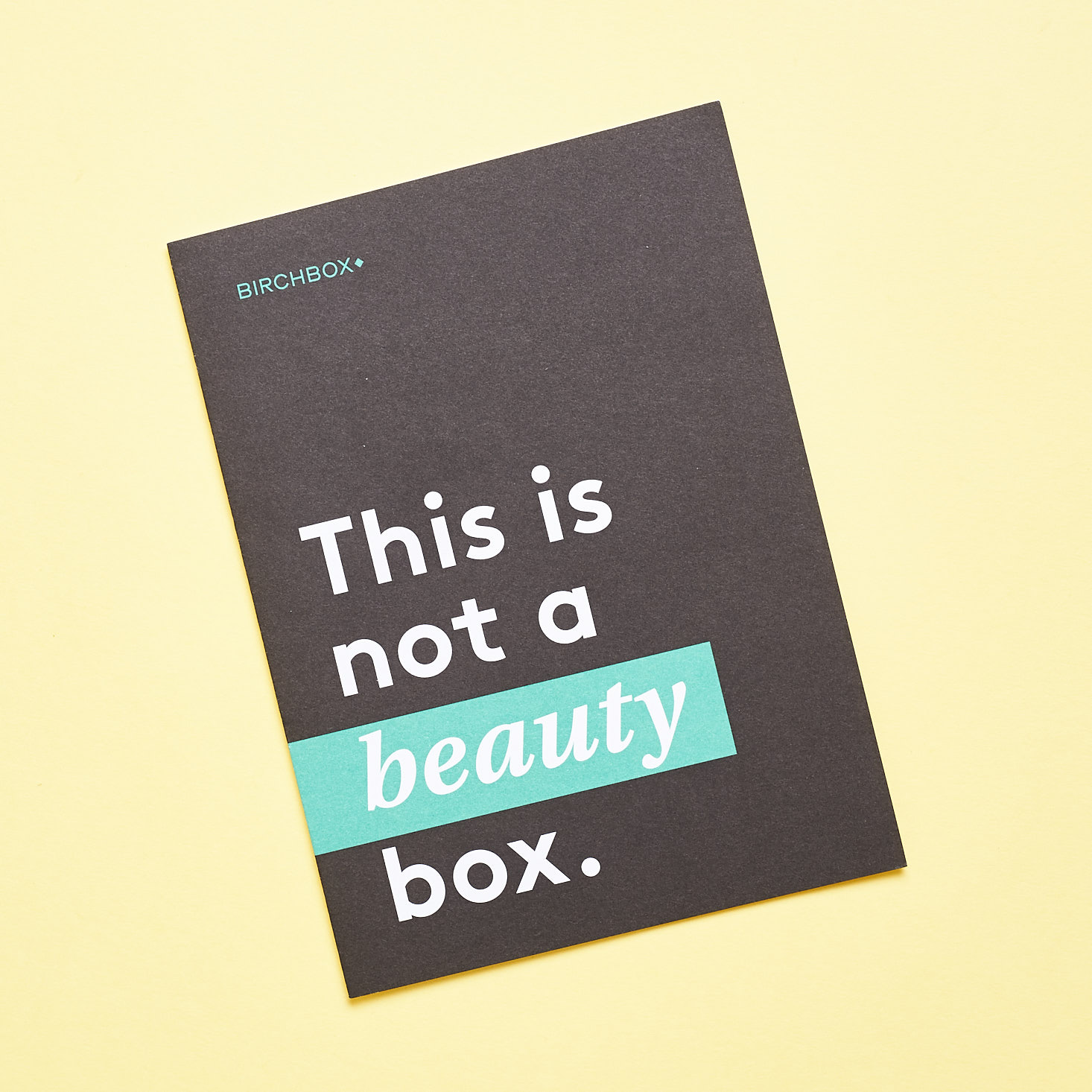 Birchbox Curated 3 June 2019 beauty box review info booklet