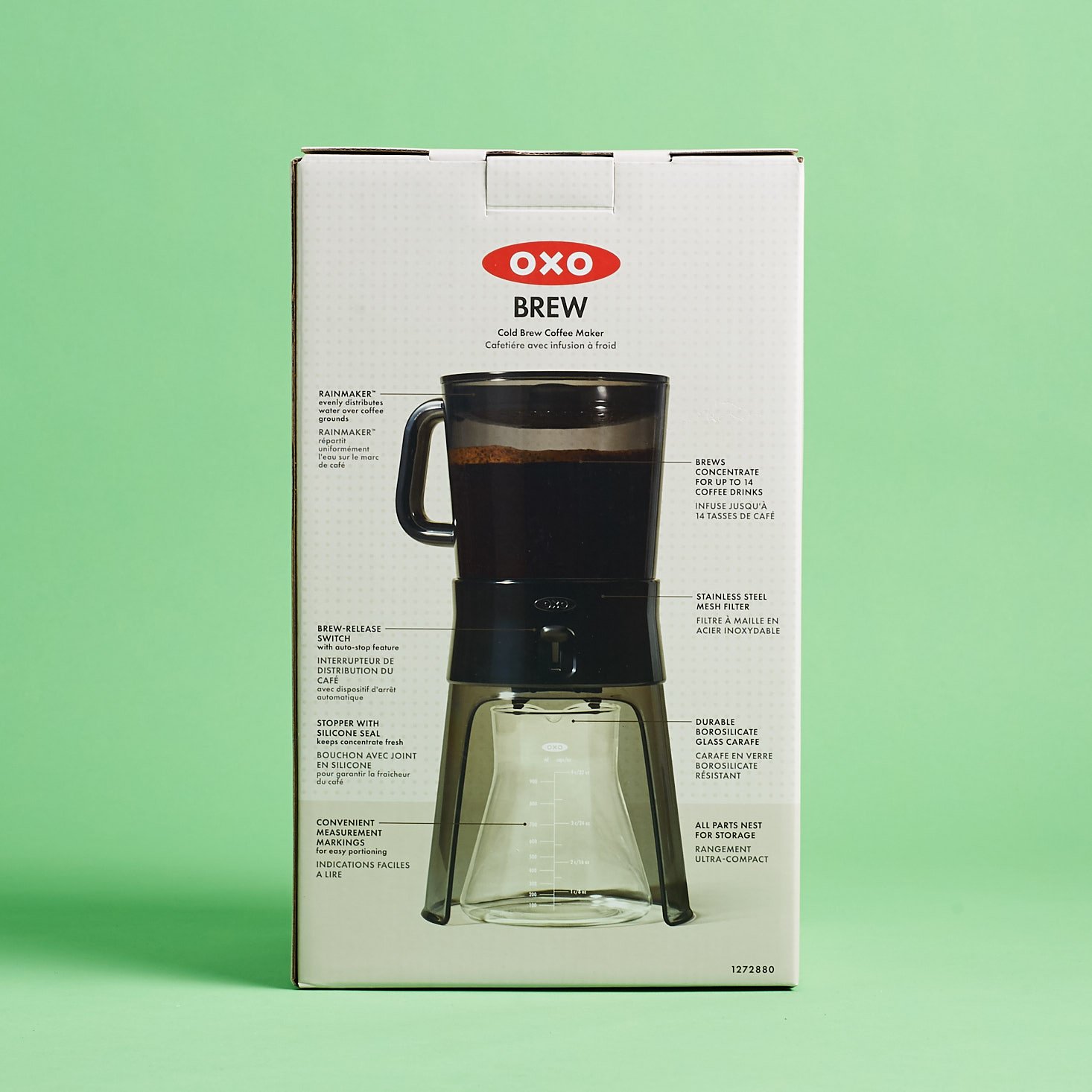 OXO Good Grips Cold Brew Coffee Maker box