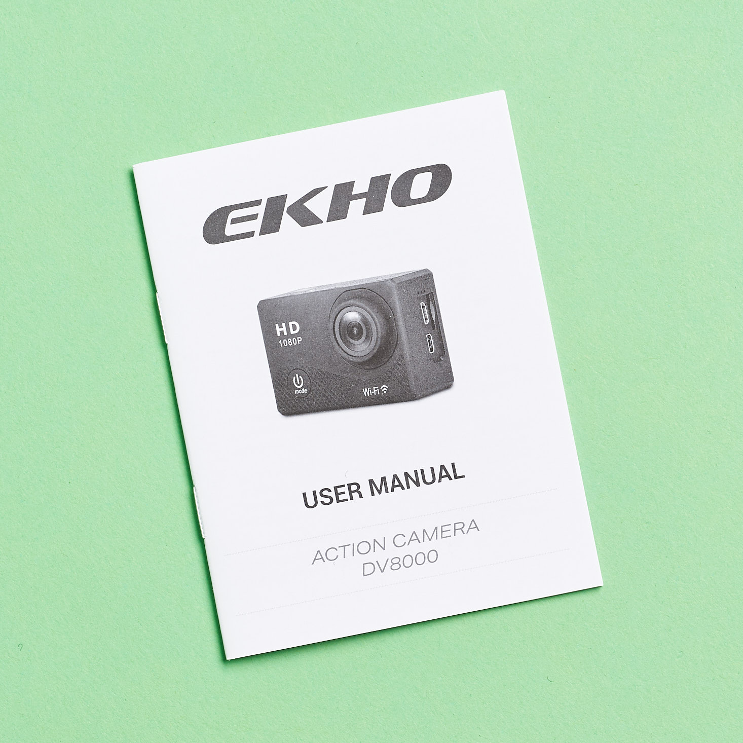 Manual for Ekho DV8000 1080P Action Camera