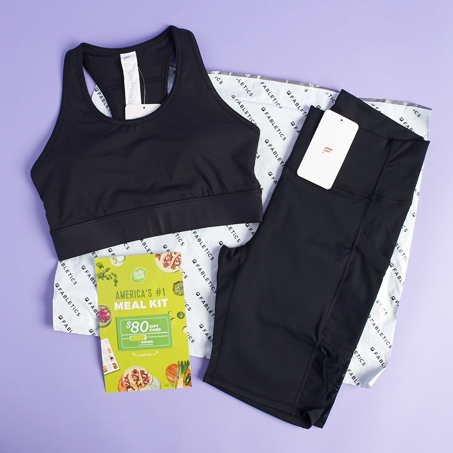 Fabletics Bike Shorts & Sports Bra Review + Coupon – May 2019