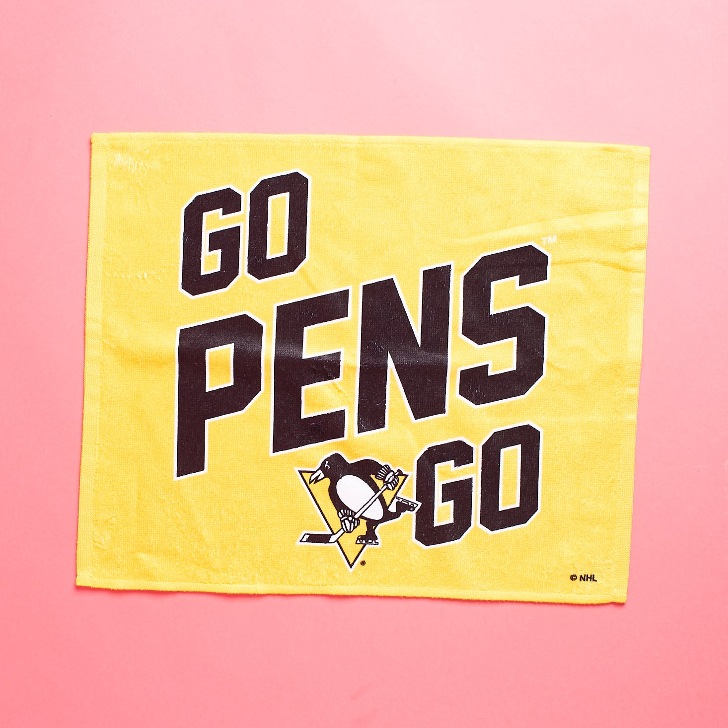 Fanchest Pittsburgh Penguins 2019 box go pens go rally towel