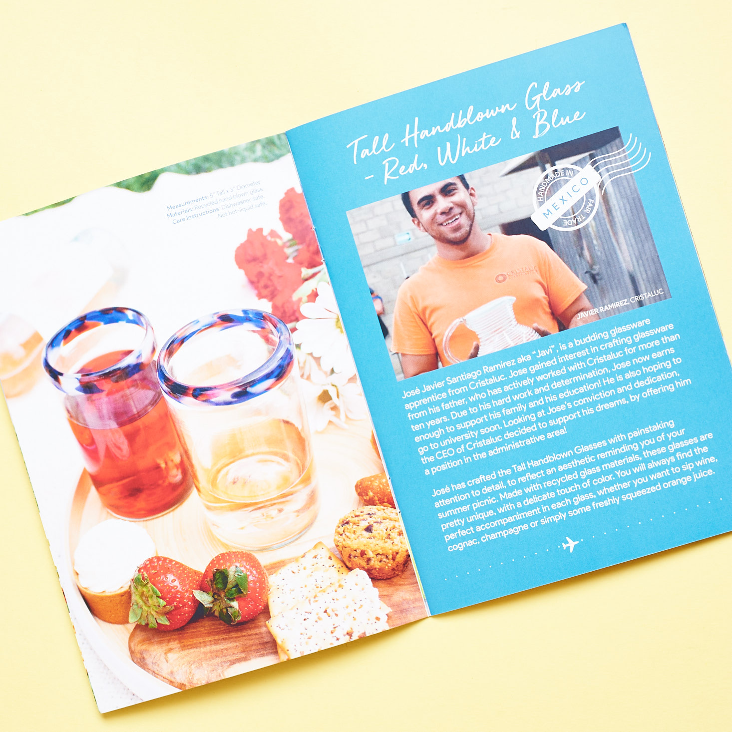 GlobeIn Picnic June 2019 artisan subscription box review booklet
