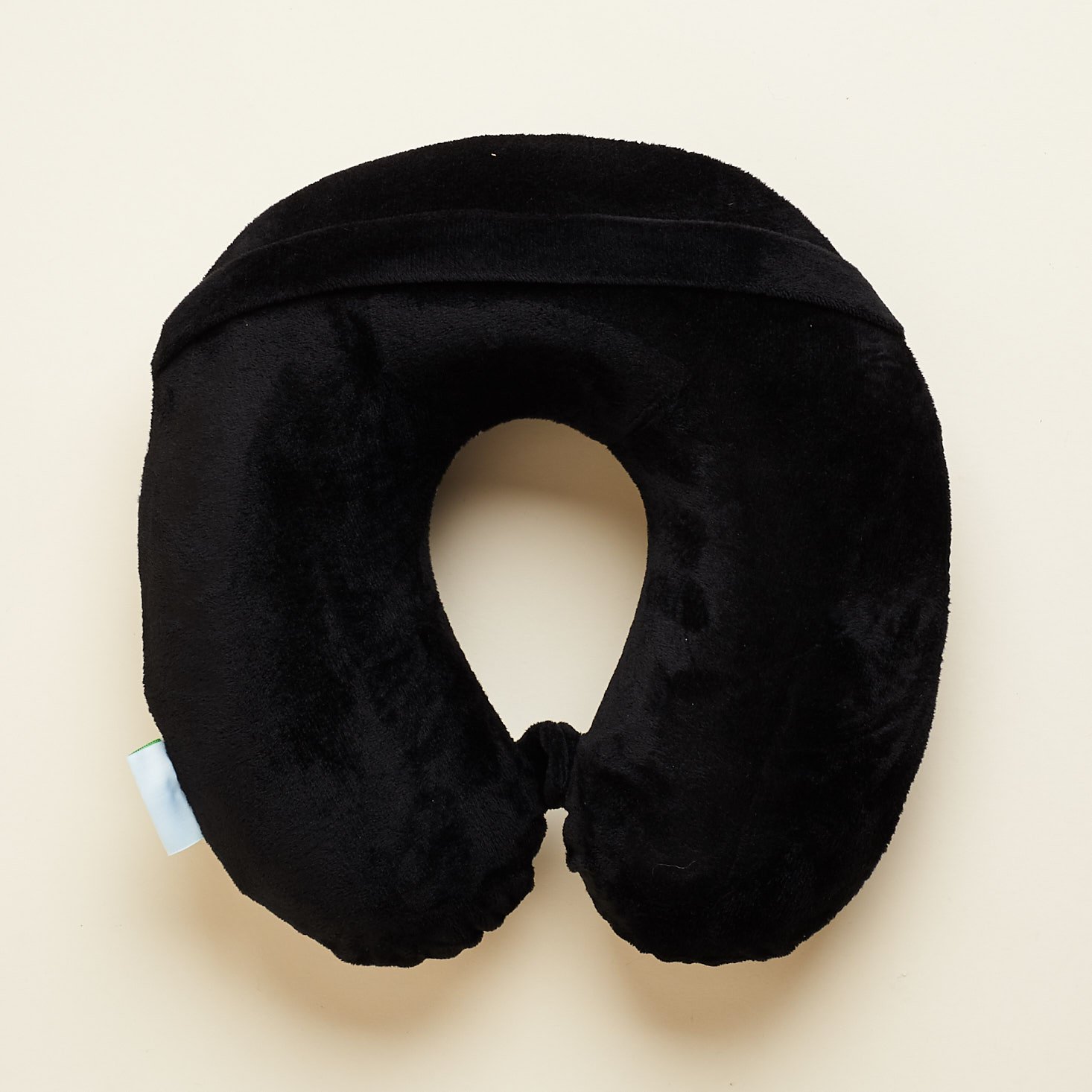 solid black back of neck pillow