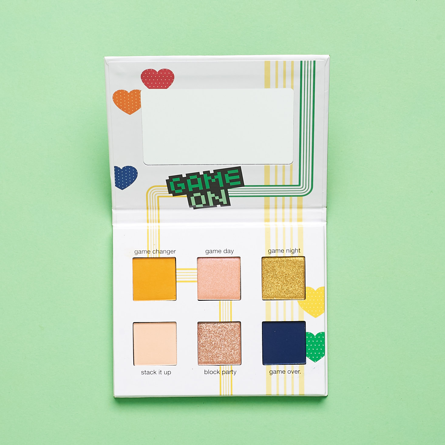 Ipsy Glam Bag Plus June 2019 -beauty subscription box review tetris palette open