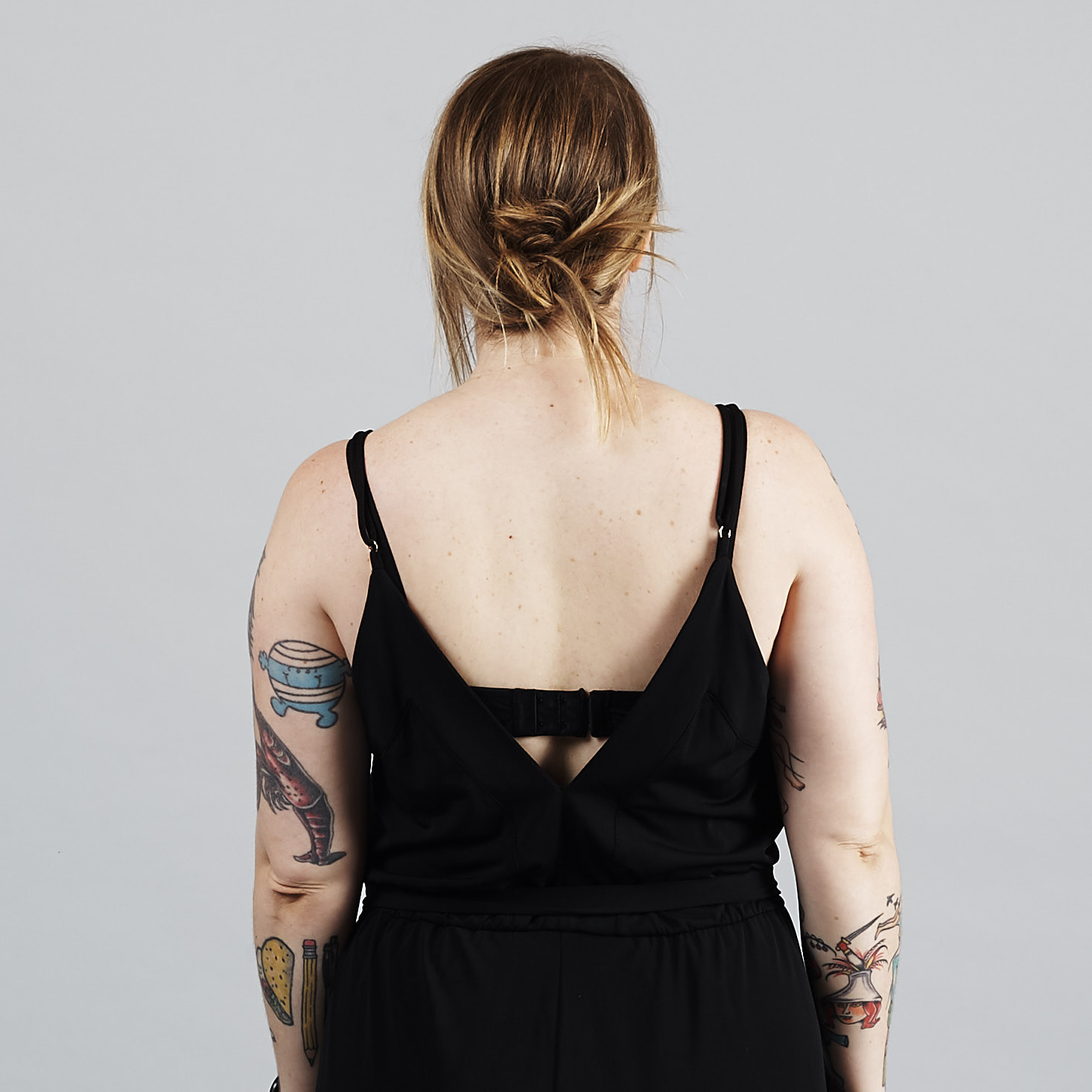 back of Octavia Slit Jumpsuit