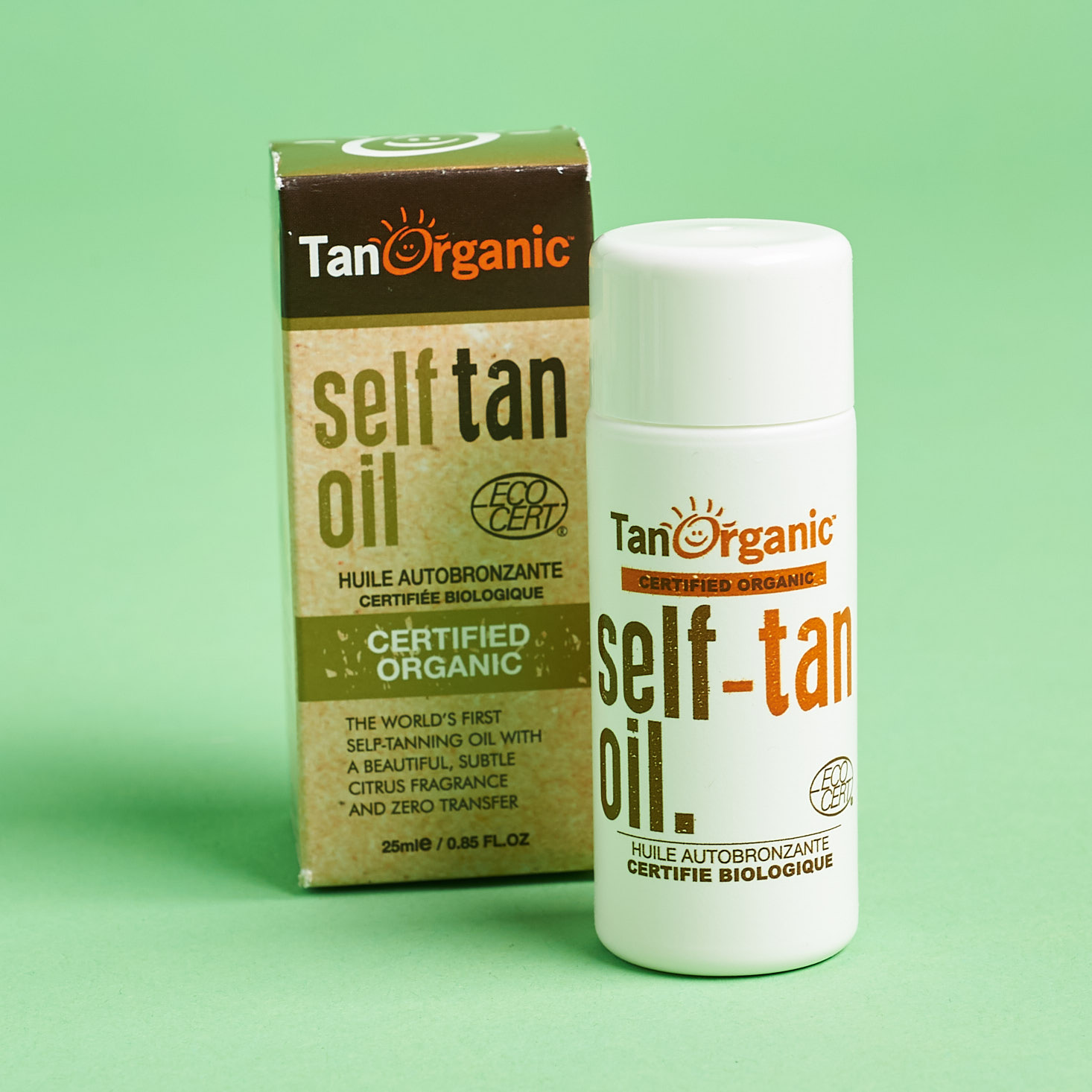 TanOrganic Self Tan Oil with box