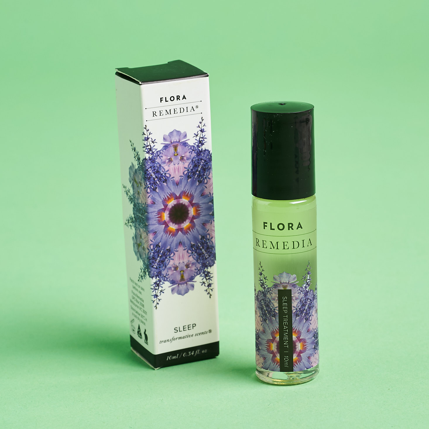 Flora Remedia Sleep Aromatherapy Roll On with box