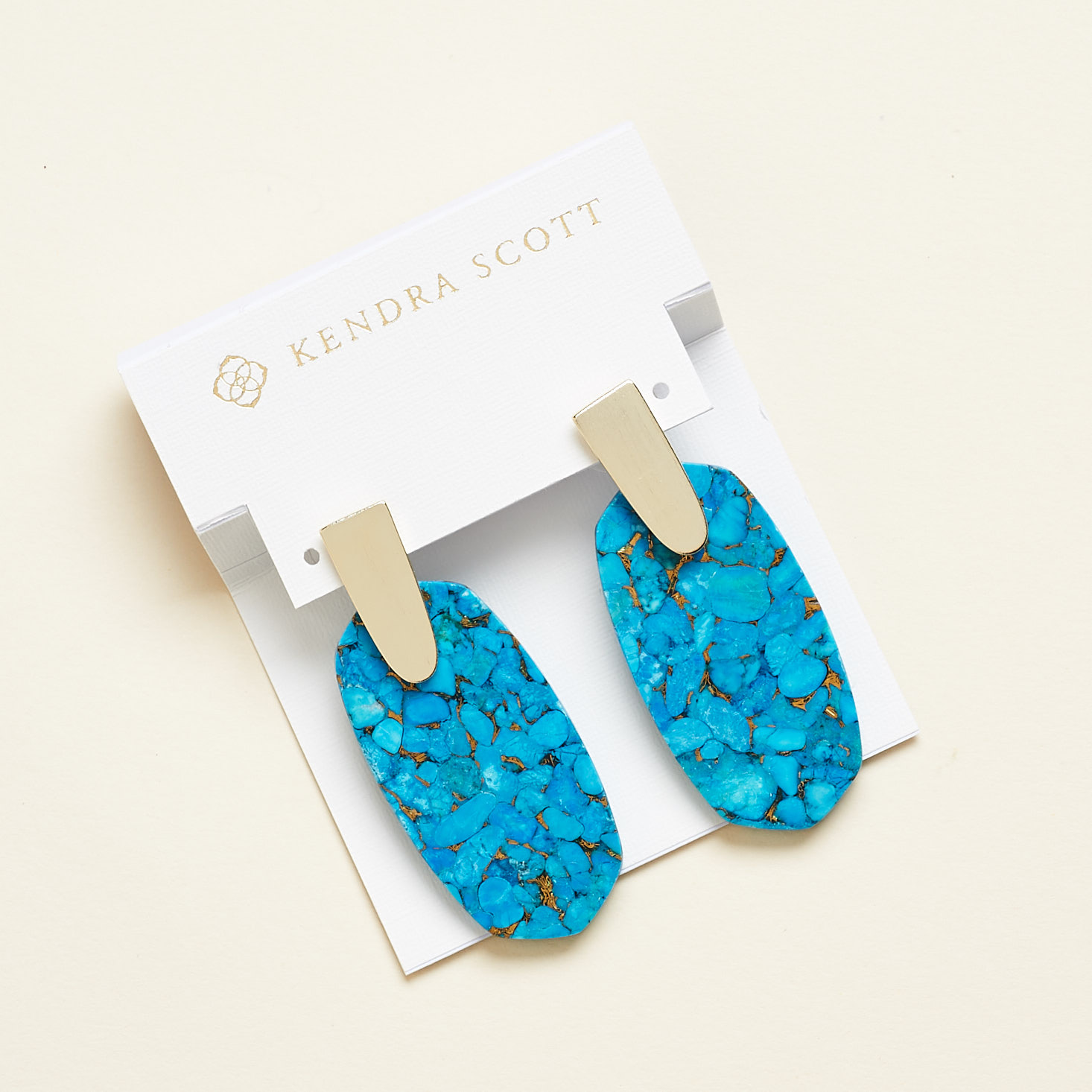 kendra scott earrings on card backing