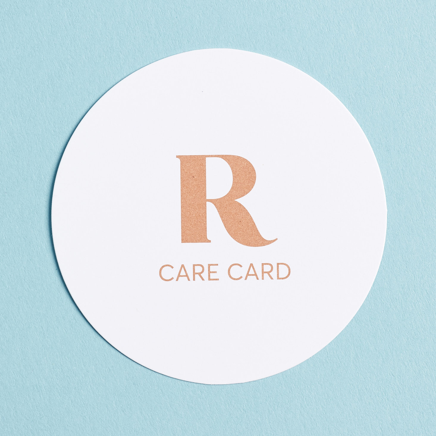 Rocksbox June 2019 Jewelry subscription review care card