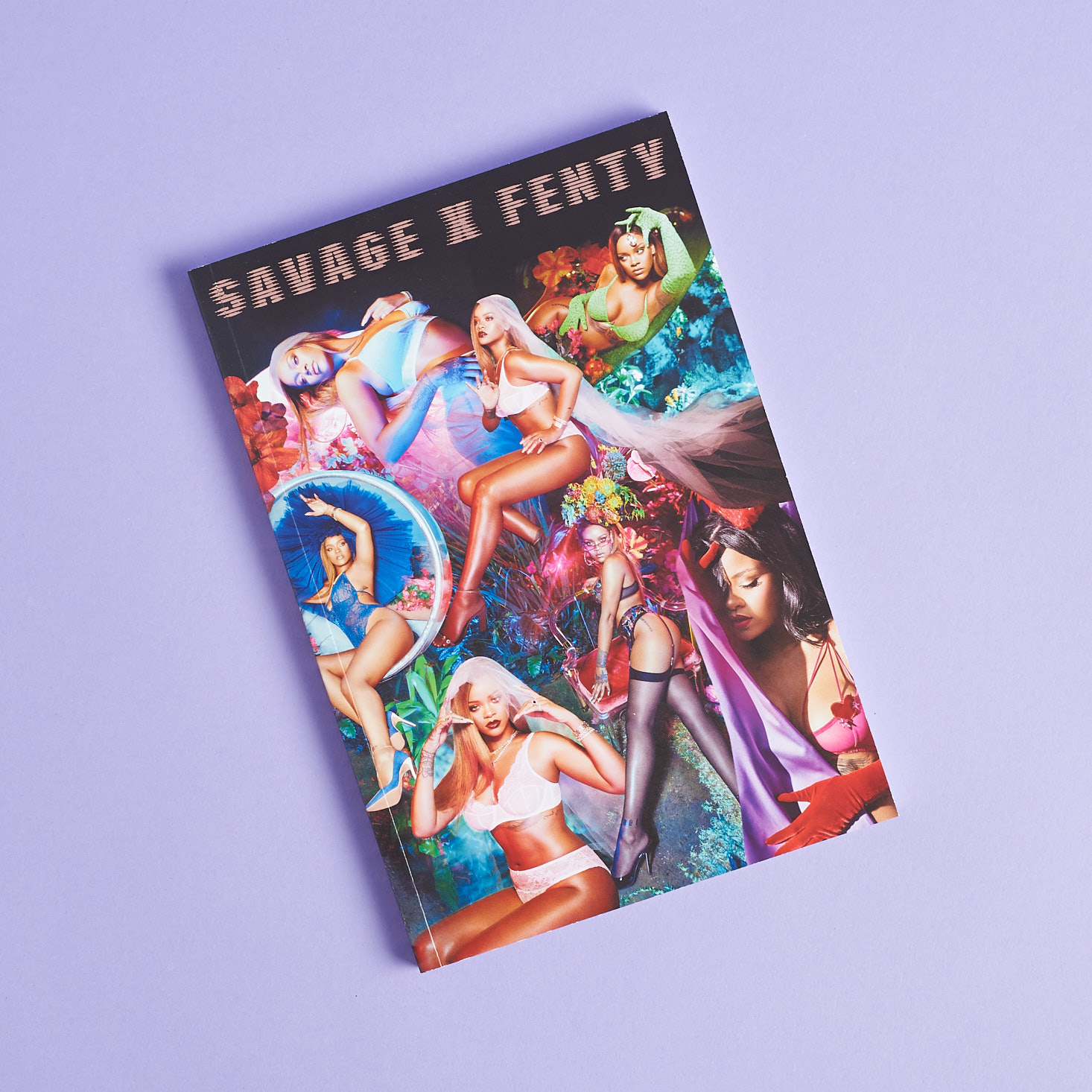 Savage x Fenty Xtra VIP 1 year anniversary Box May 2019 review notebook