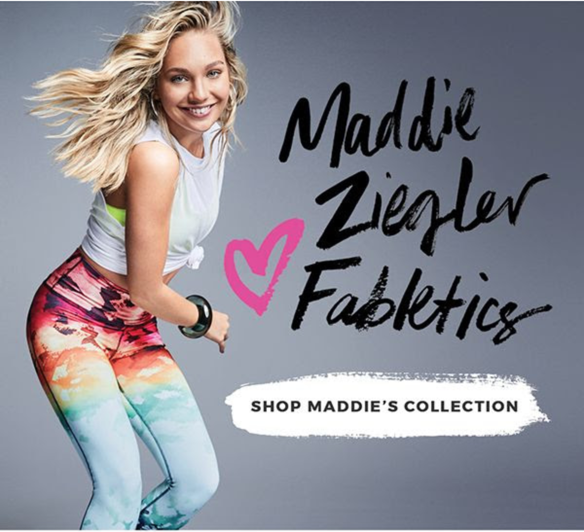 Maddie Ziegler - hi, hello… love this set! 😍 your first #MaddieXFabletics  leggings/bottoms are only 2 for $24 when you become a VIP member.  #sponsored Fabletics link here to shop: www.fabletics.com/maddieziegler