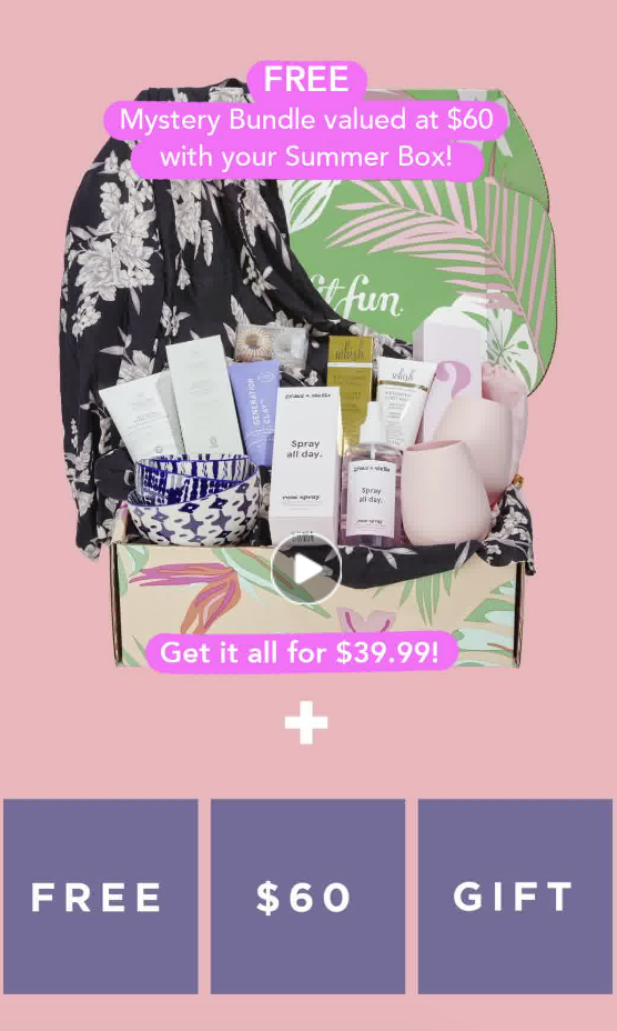 FabFitFun Flash Sale – $10 Off + FREE $60 Value Mystery Bundle!