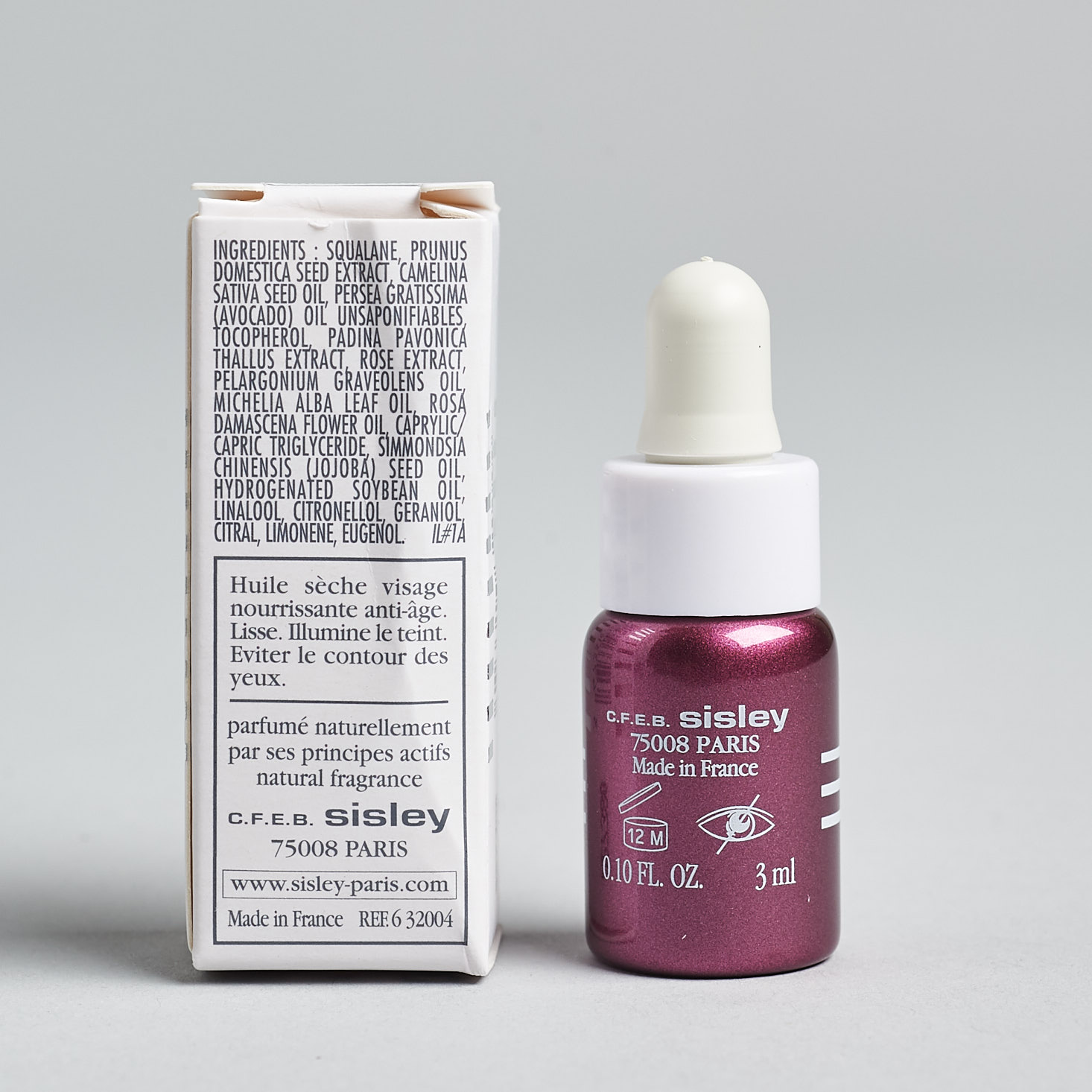 Sisley June 2019 Review rose serum back info