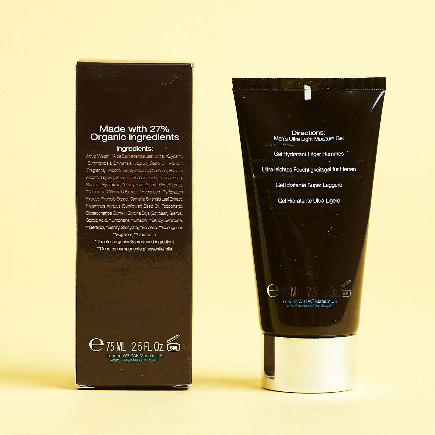 Skinstore Fathers Day June 2019 mens limited edition box review gel back info