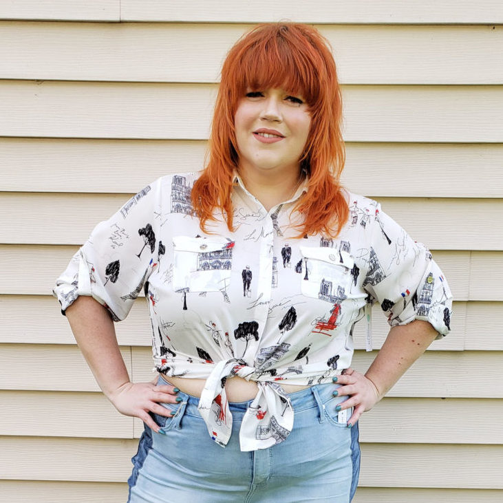 Stitch Fix Plus Size Clothing Review: Summer Dresses, Sandals, and Panel Denim