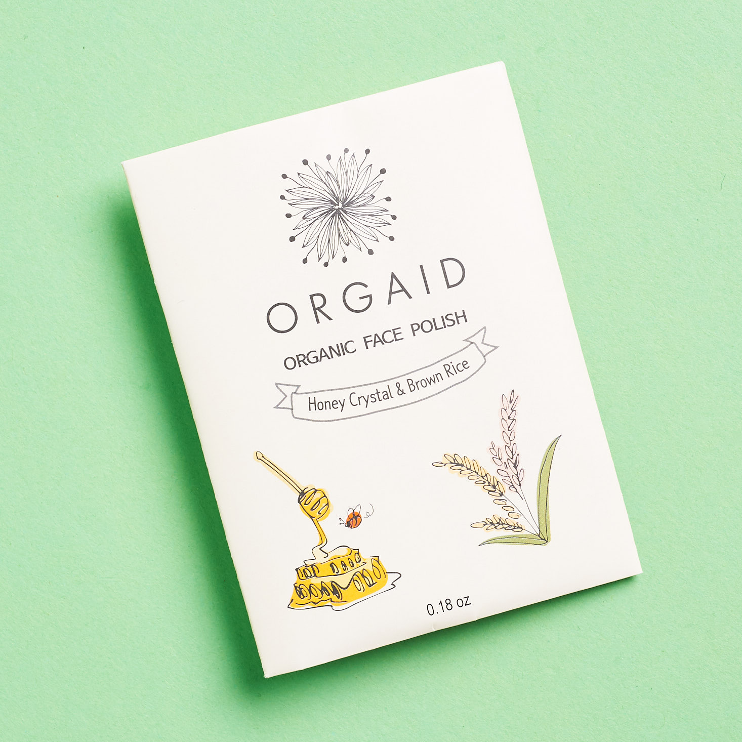 Orgaid Organic Face Polish sample