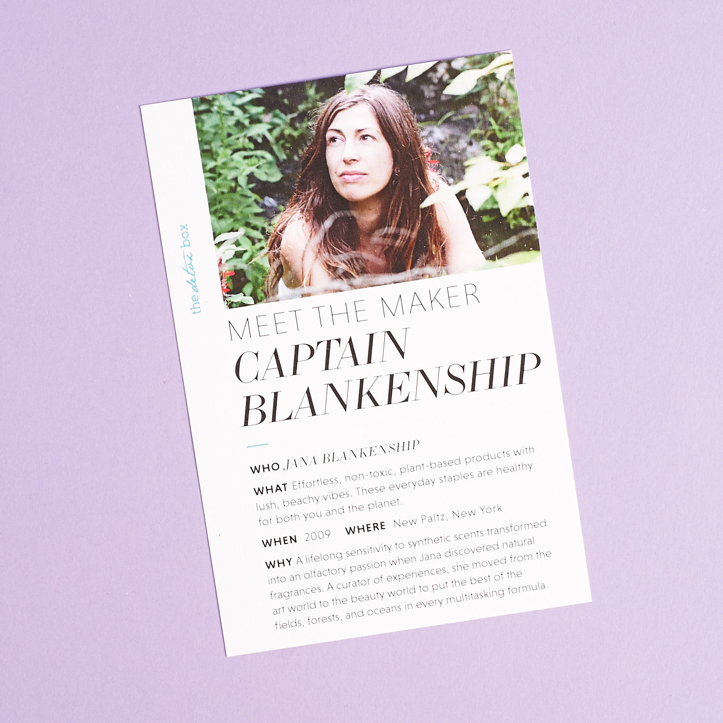 Captain Blankenship Featured Brand Card