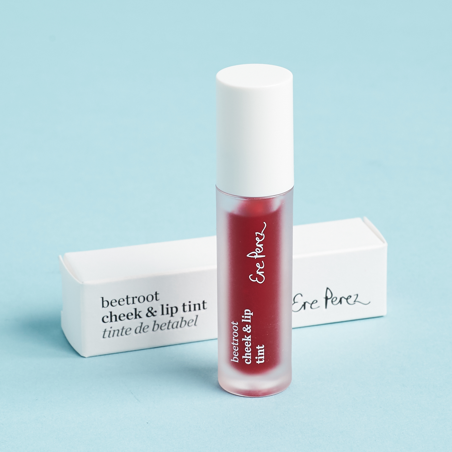 Ere Perez Beetroot Cheek & Lip Tint in Joy with box