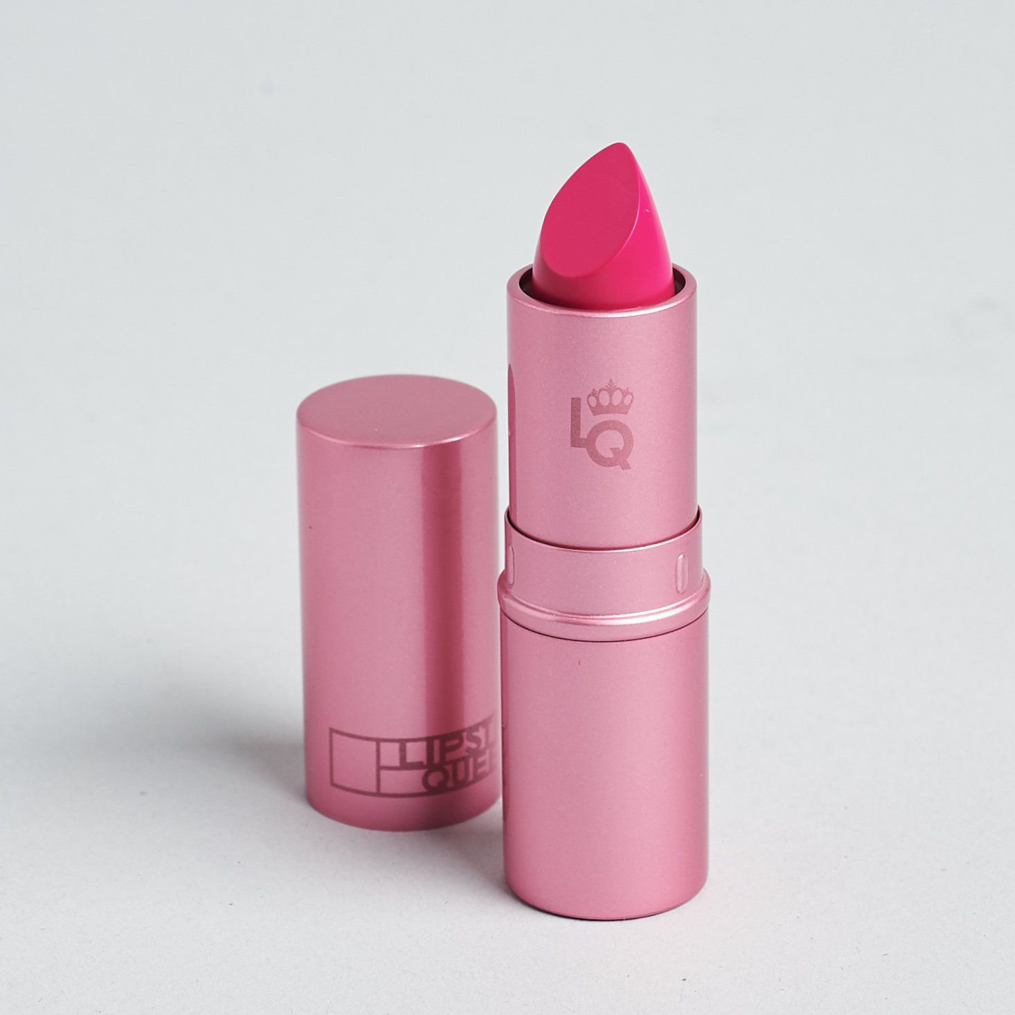 hot pink lipstick tip