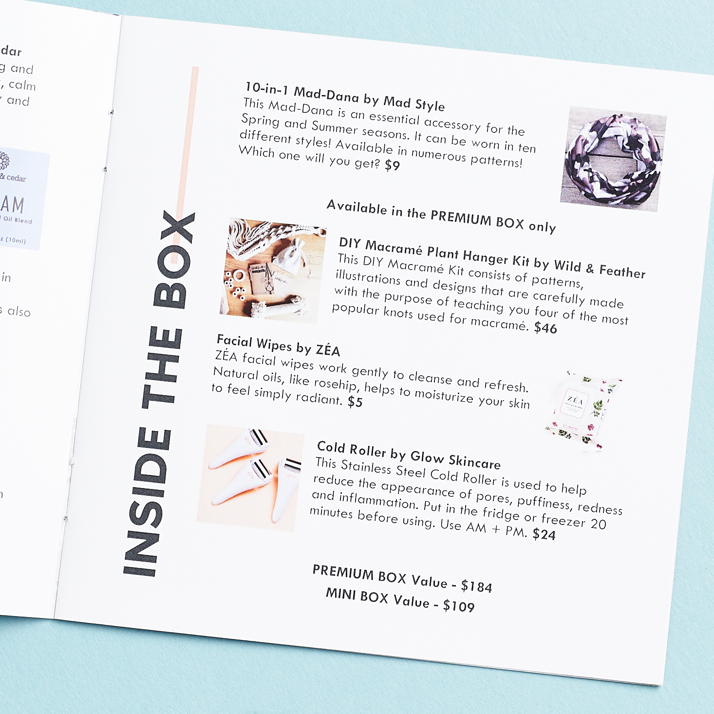 booklet pages