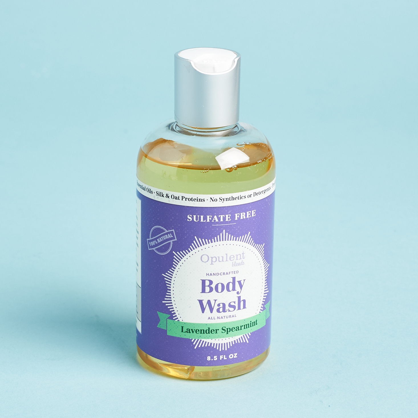 body of bodywash with purple label