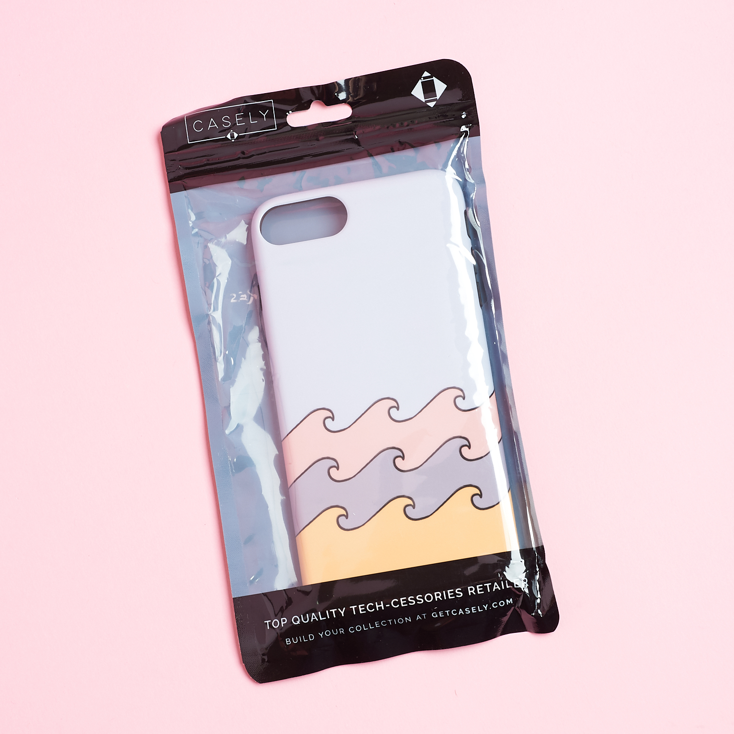 caely wave case in bag
