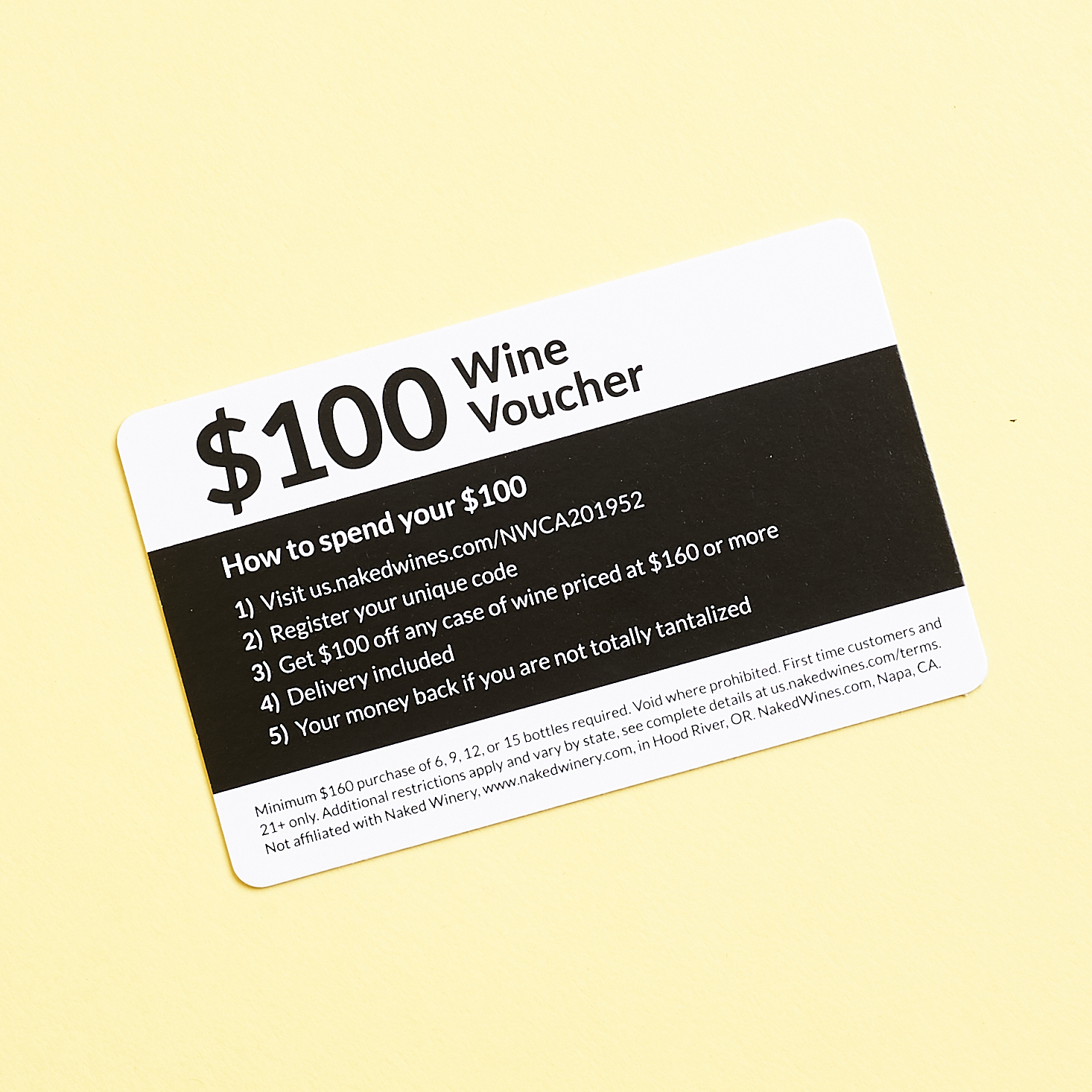 $200 wine voucher back