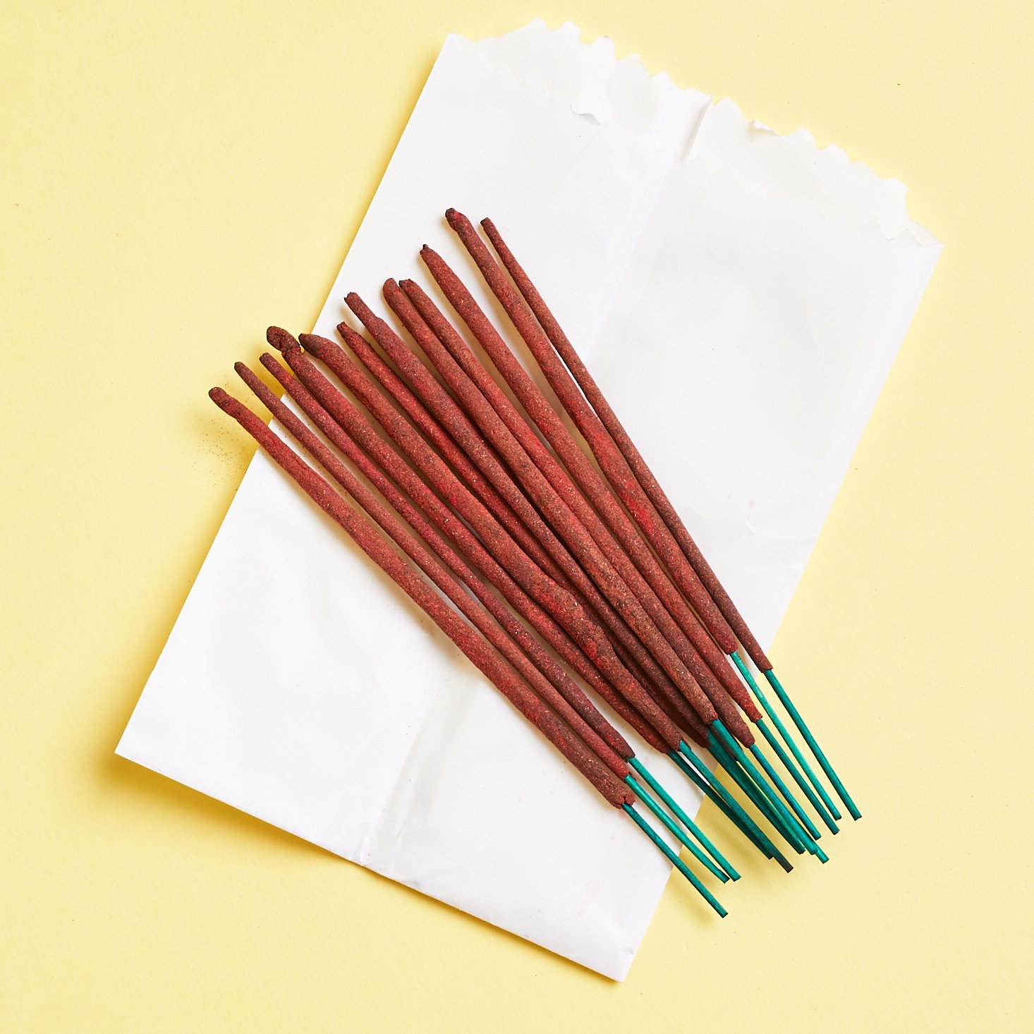 incense sticks in bundle