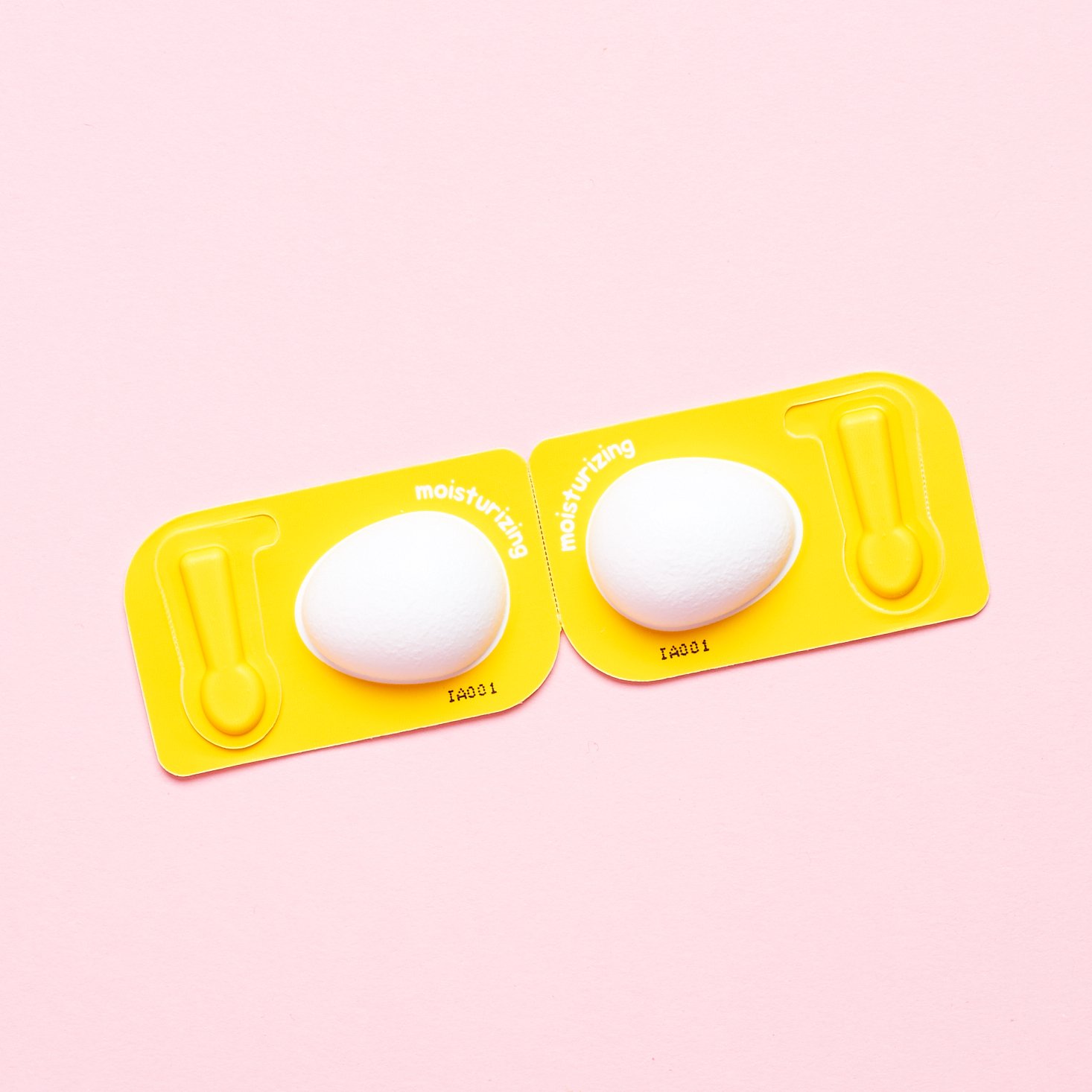 duo of egg shaped mask compartments