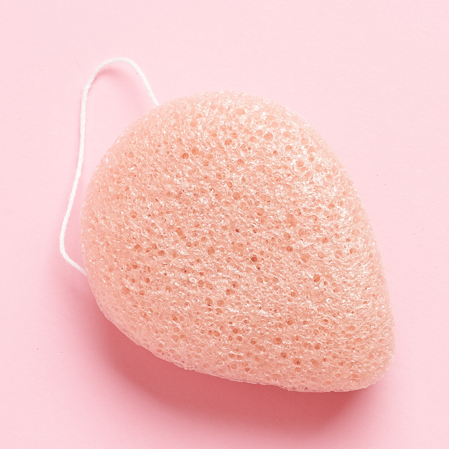 closer look at BKind Pink Clay Konjac Facial Sponge