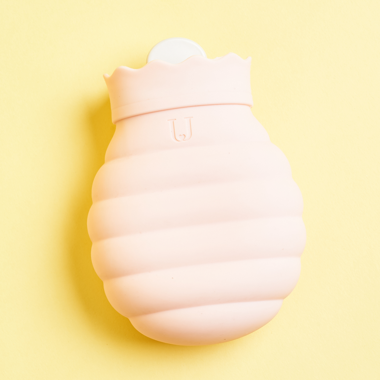 pale pink beehive shamed water bag