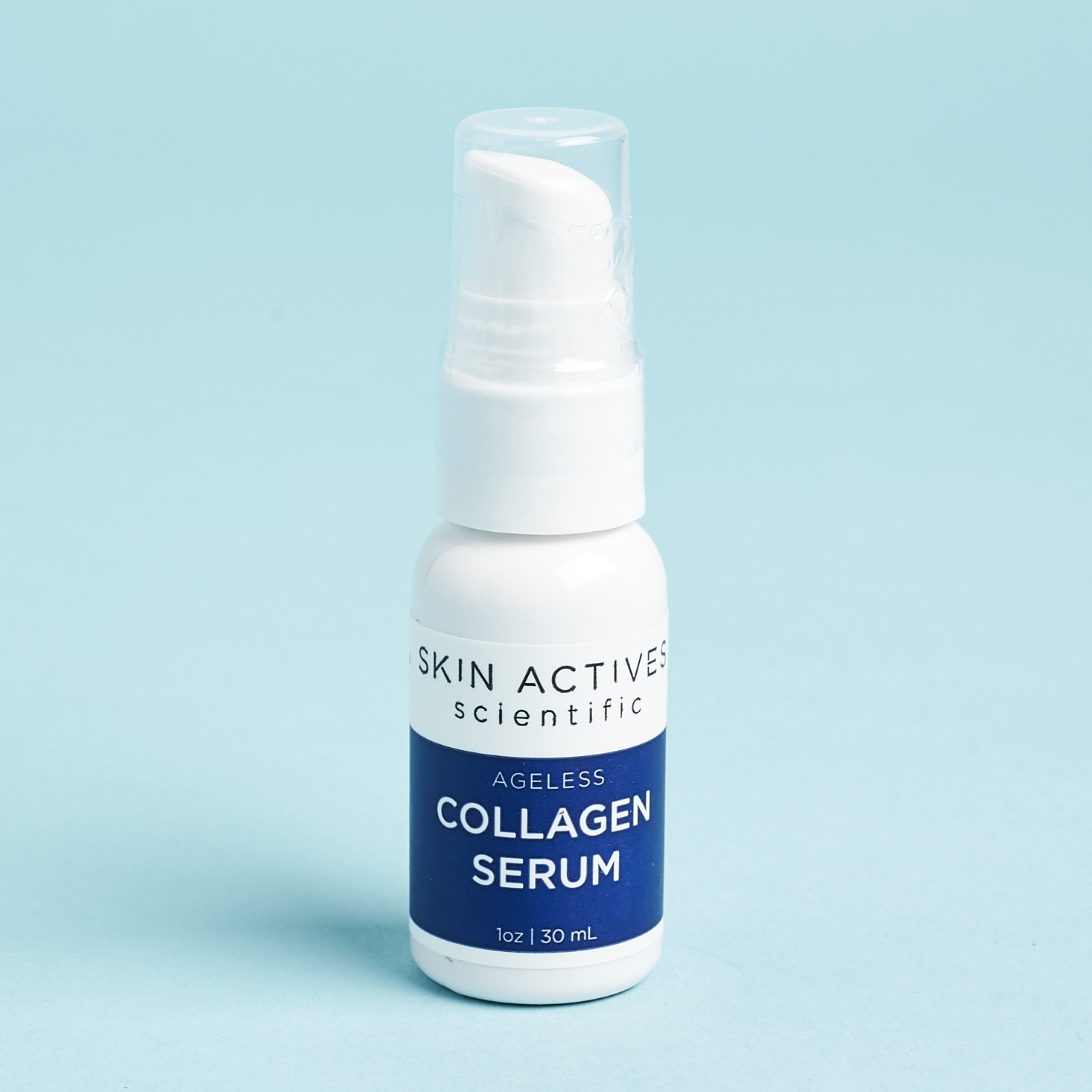 collagen serum front of bottle