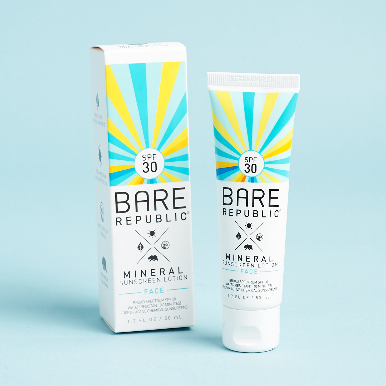 bare republic sunscreen with box