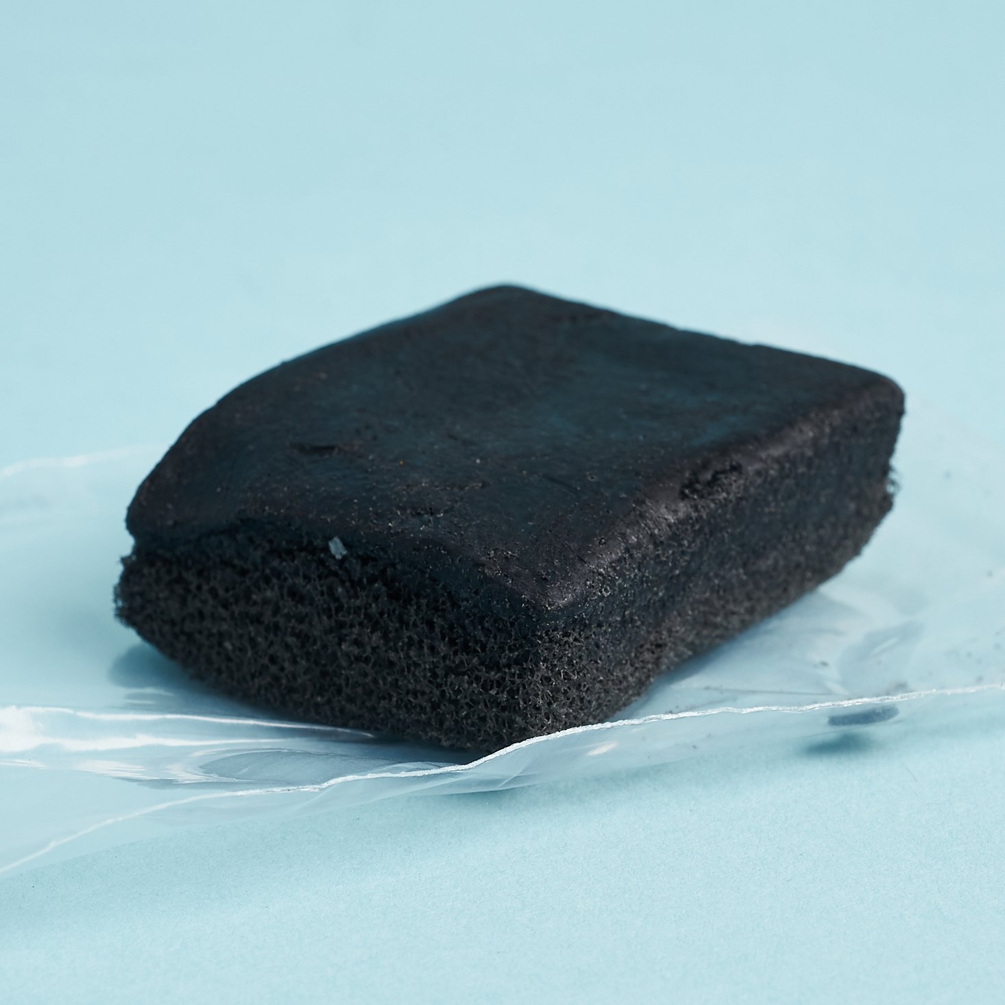 charcoal soap stone unwrapped