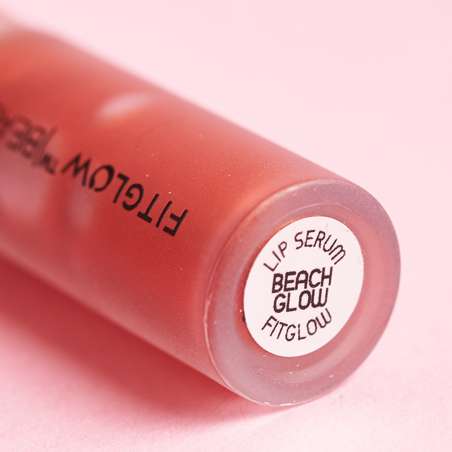 bottomm of FITGLOW BEAUTY MINI LIP SERUM in Beach glow