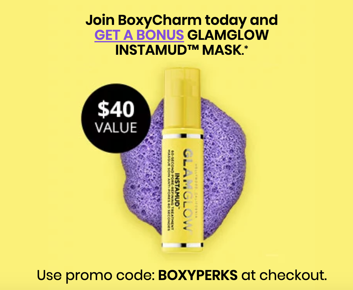 Boxycharm Coupon Code – Free GLAMGLOW Mask! ($40 Value)