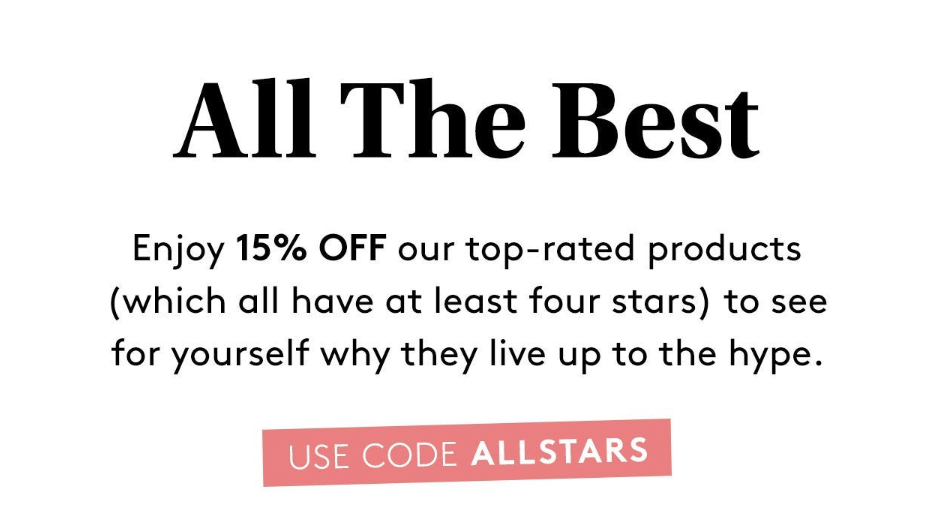 Birchbox Sale – 15% Off Top-Rated Products!