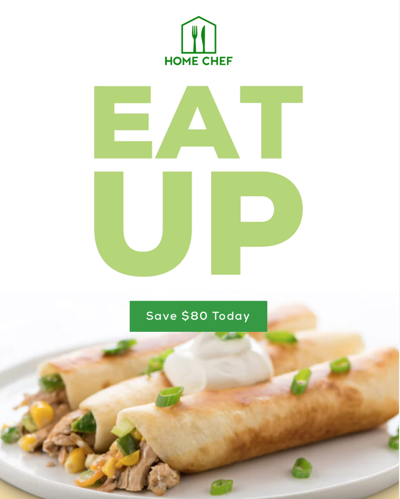Last Day! Get Your First Home Chef Box for $19.70!