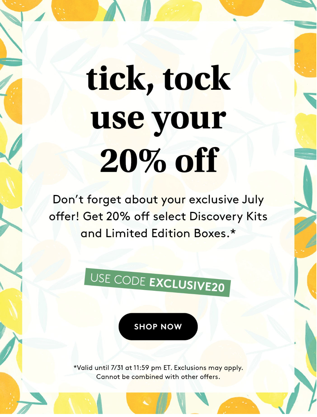 Today Only! Birchbox Subscribers Sale – 20% Off Limited Edition Boxes & Discovery Kits!
