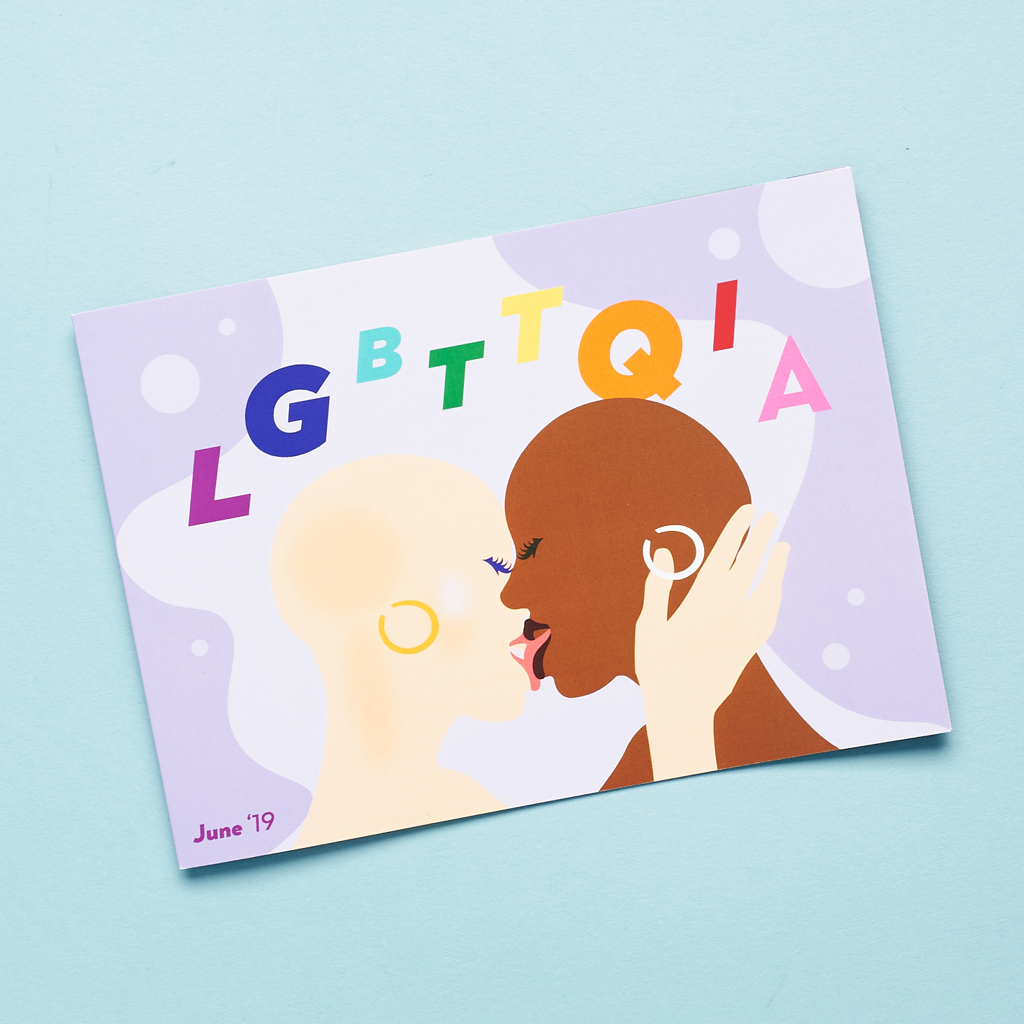 Cover of info booklet with a colorful LGBTTQIA theme