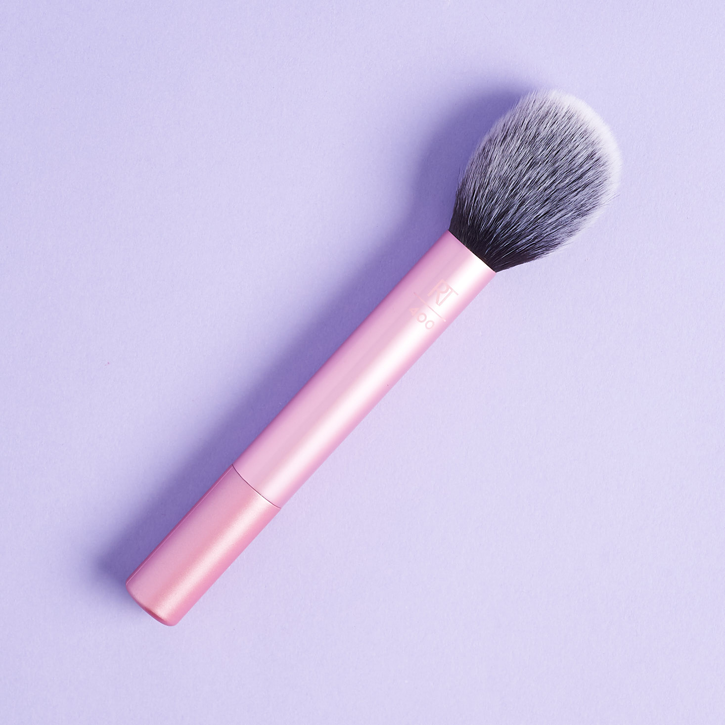 Real Techniques pink metal blush brush