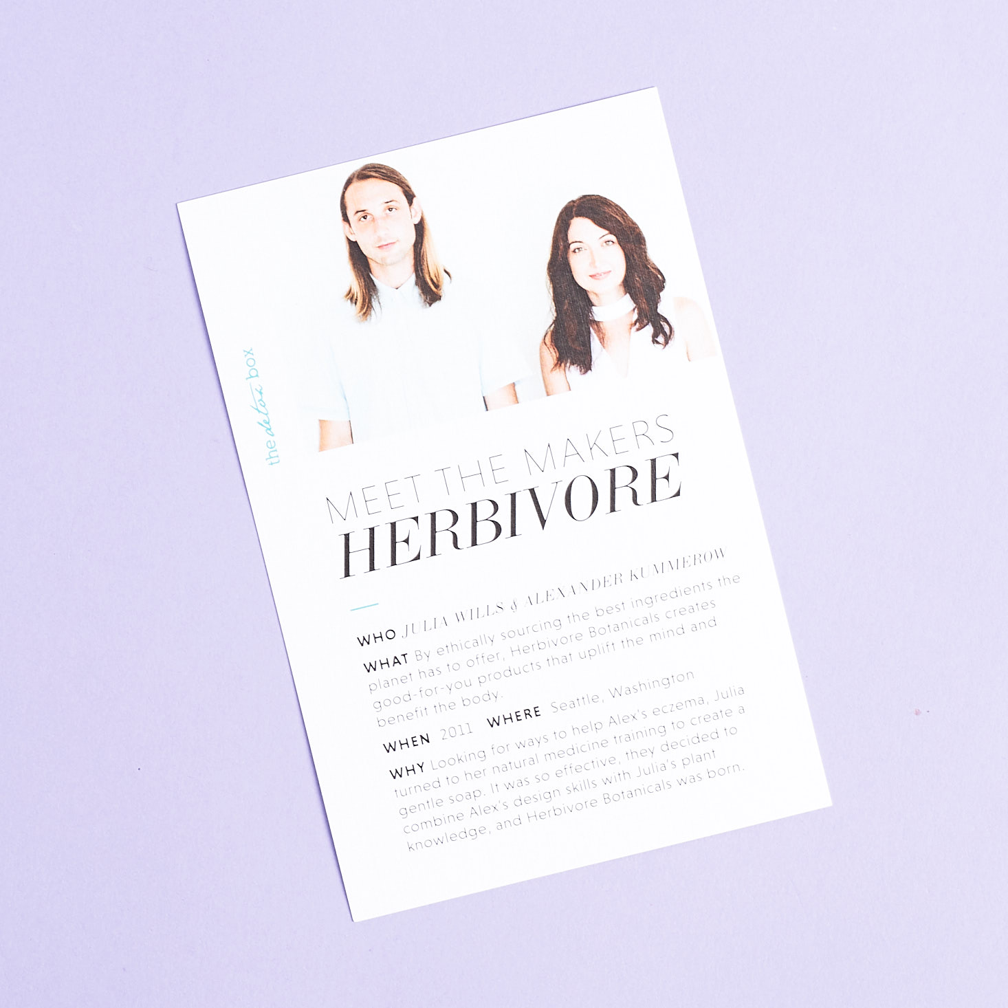 Herbivore Info card