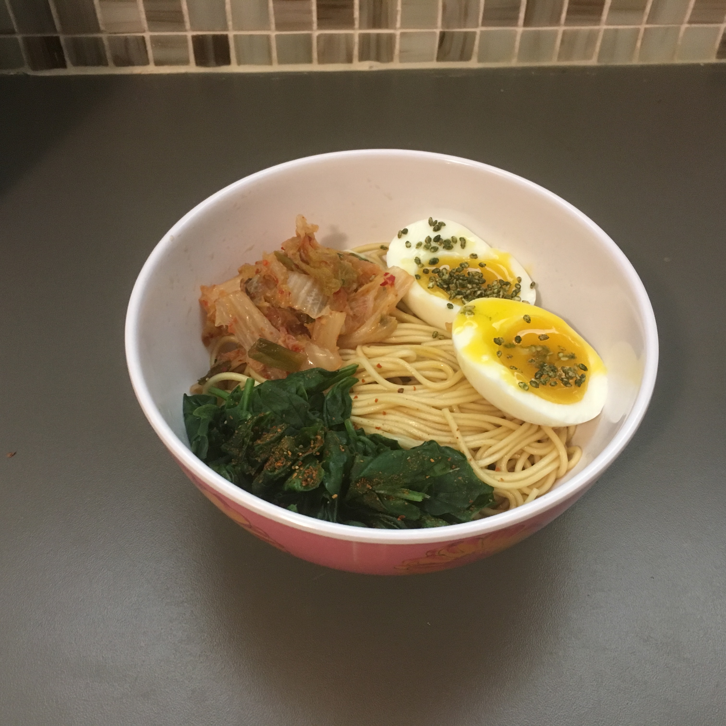 cooked chinese lemon noodles