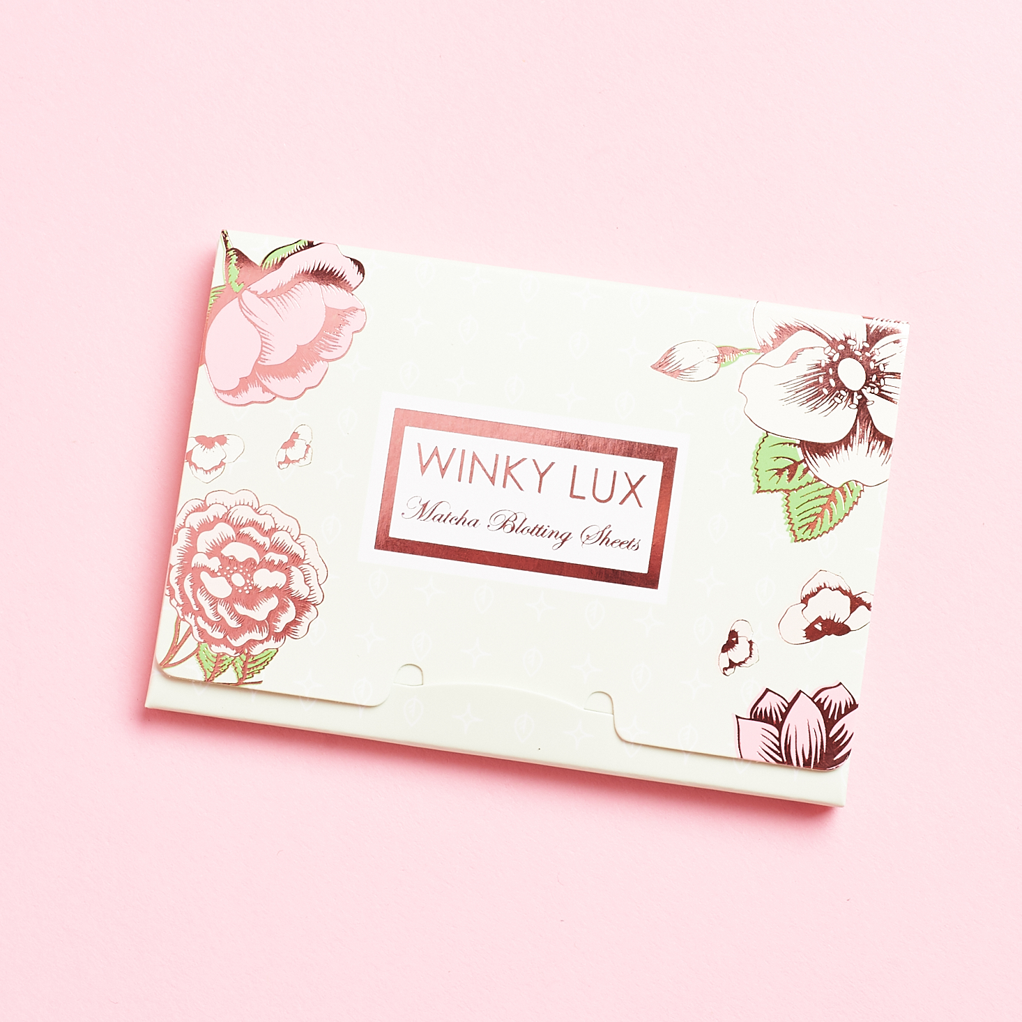 Winky Lux Matcha Blotting Papers