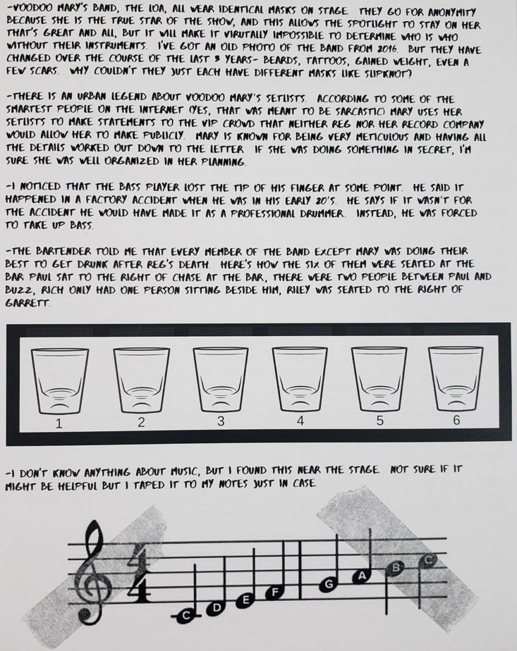 Deadbolt Mystery Society Review + Coupon Backstage Pass MSA