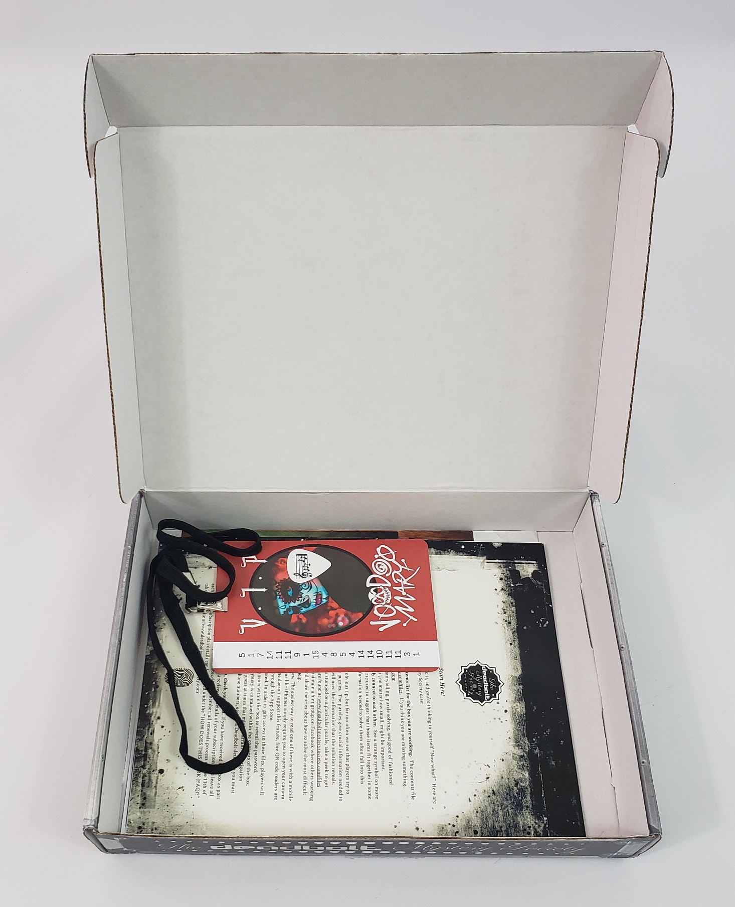 Deadbolt Mystery Society Review + Coupon Backstage Pass MSA