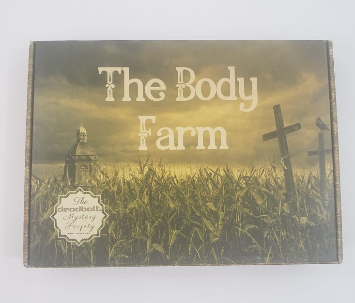 Deadbolt Mystery Society Review + Coupon The Body Farm MSA