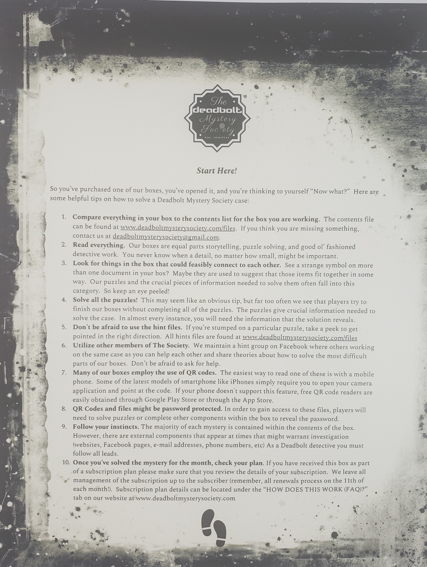 Deadbolt Mystery Society Review + Coupon The Body Farm MSA